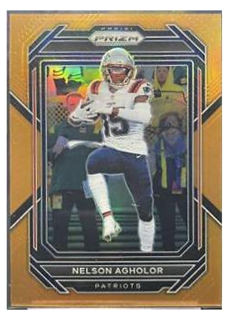 2022 Panini Prizm Base Set Nelson Agholor Orange #201 card