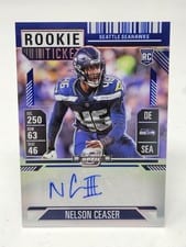 2024 Panini Contenders Optic Rookie Ticket Autographs Nelson Ceaser #204 card