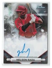 2023 Bowman Sterling Prospect Autographs Nelson Rada #PA-NR card
