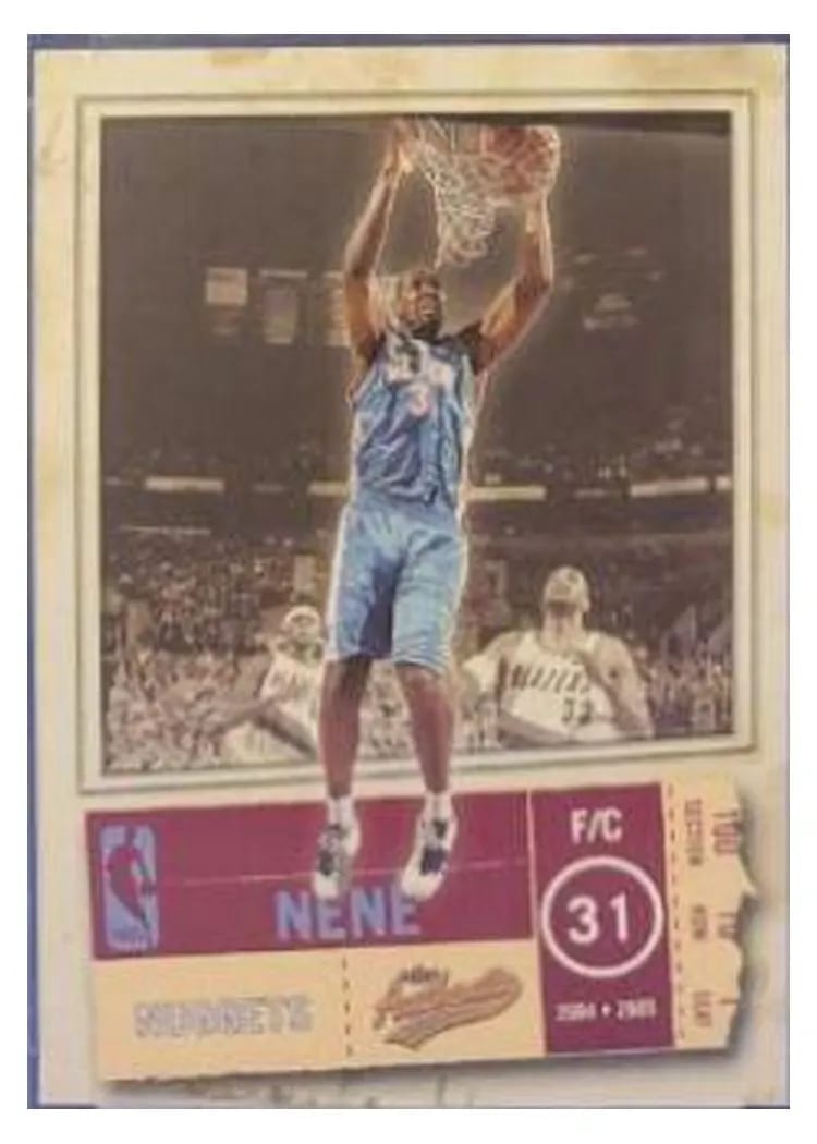 2004 Fleer Authentix Nene #46 card