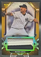 2024 Topps Triple Threads Single Jumbo Relics Nestor Cortes #SJR-NC card