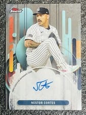 2025 Finest Autographs Nestor Cortes #FA-NC card
