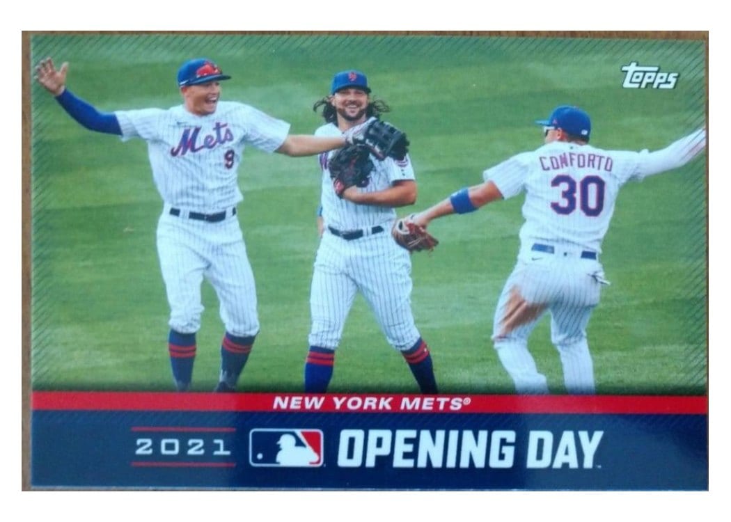 2021 Topps Opening Day Opening Day New York Mets #OD-1 card