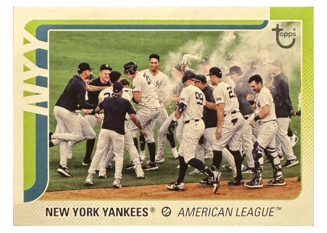 2025 Topps Base Set New York Yankees #123 card