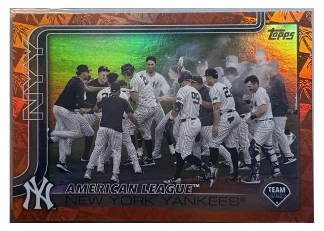 2025 Topps Base Set New York Yankees #123 card