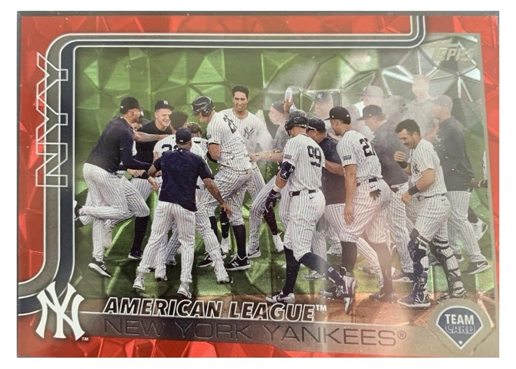2025 Topps Base Set New York Yankees #123 card