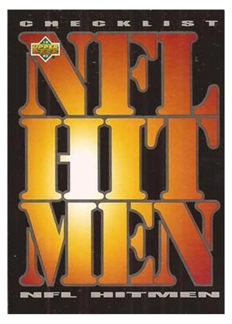 1993 Upper Deck NFL Hitmen #62 card
