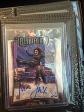 2025 Topps Exalted WWE Wrestling Elevated Ink Nia Jax #ELI-NJX card