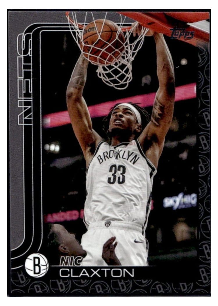 2025-26 Topps Base Set Nic Claxton #10 card