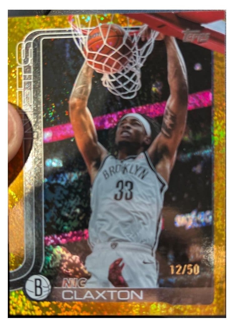 2025-26 Topps Base Set Nic Claxton Holo Gold Foil #10 card