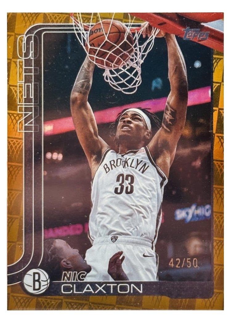 2025-26 Topps Base Set Nic Claxton #10 card