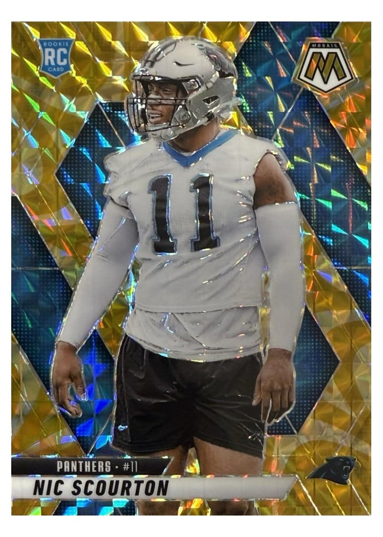 2025 Panini Mosaic Base Set Nic Scourton #391 card