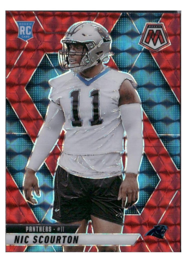 2025 Panini Mosaic Base Set Nic Scourton #391 card