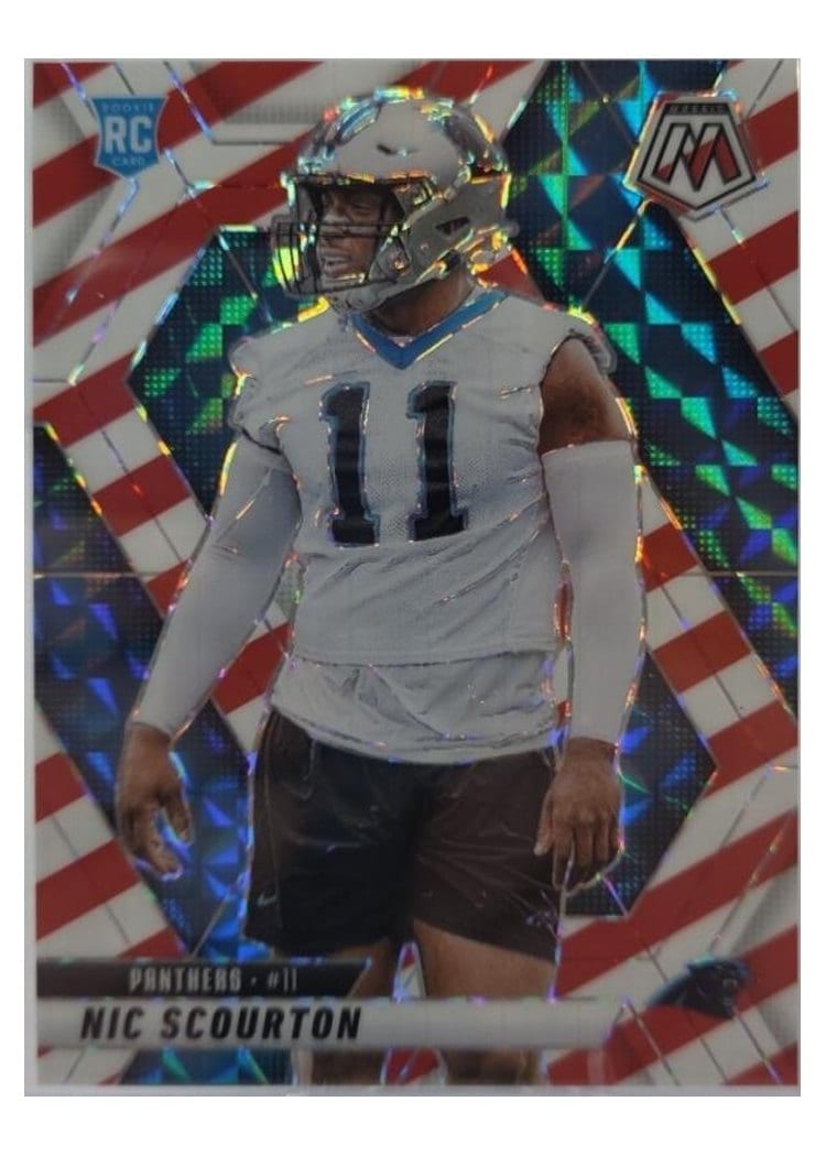 2025 Panini Mosaic Base Set Nic Scourton #391 card