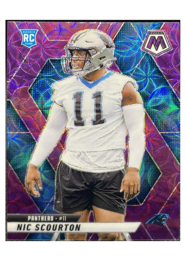 2025 Panini Mosaic Base Set Nic Scourton #391 card