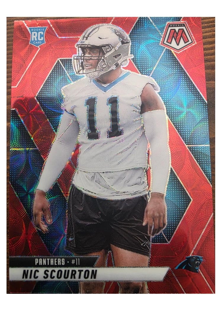 2025 Panini Mosaic Base Set Nic Scourton #391 card