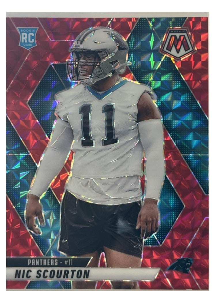 2025 Panini Mosaic Base Set Nic Scourton #391 card