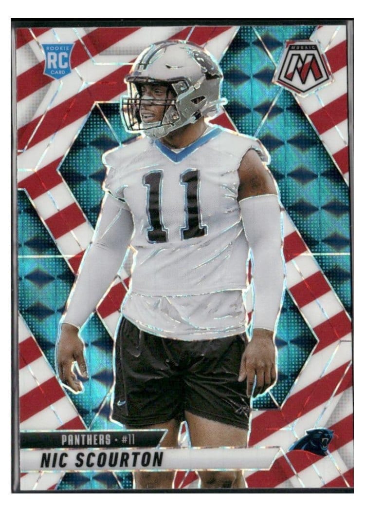 2025 Panini Mosaic Base Set Nic Scourton #391 card