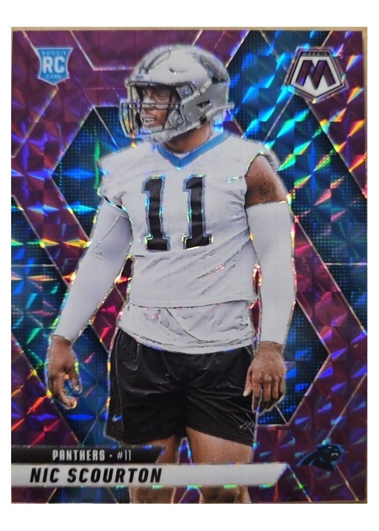 2025 Panini Mosaic Base Set Nic Scourton #391 card