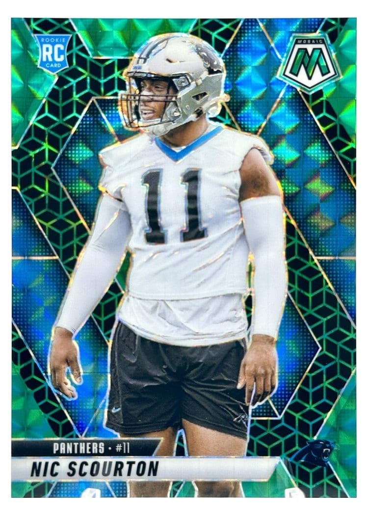 2025 Panini Mosaic Base Set Nic Scourton #391 card