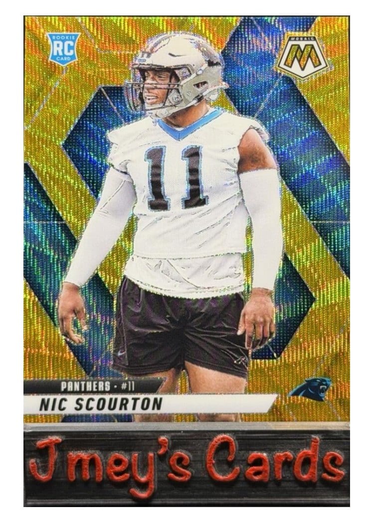 2025 Panini Mosaic Base Set Nic Scourton #391 card