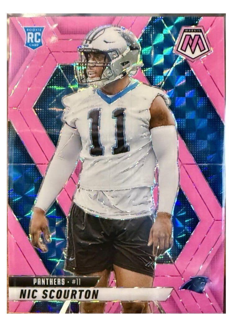 2025 Panini Mosaic Base Set Nic Scourton #391 card