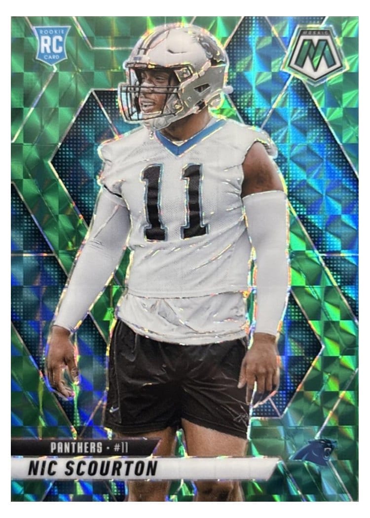 2025 Panini Mosaic Base Set Nic Scourton #391 card