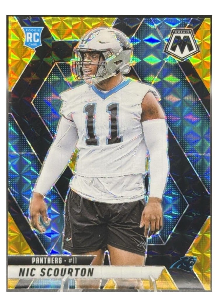 2025 Panini Mosaic Base Set Nic Scourton #391 card