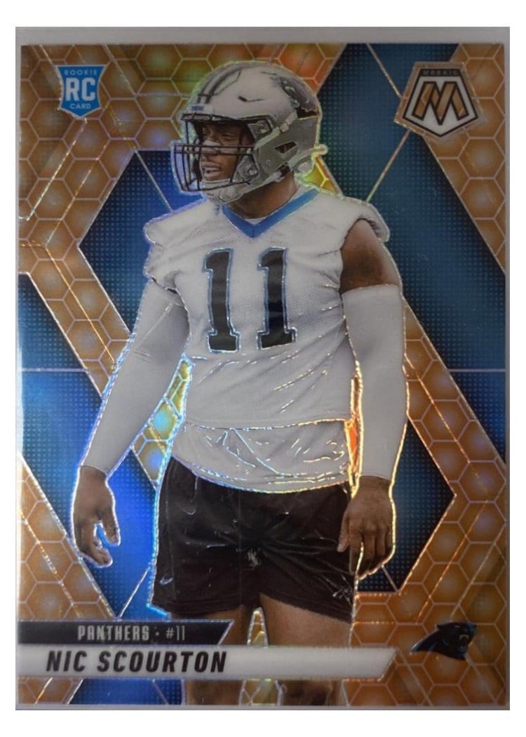 2025 Panini Mosaic Base Set Nic Scourton Honeycomb #391 card