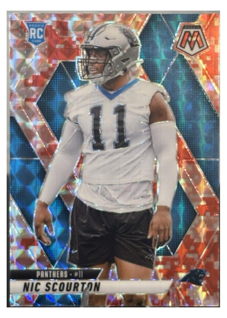 2025 Panini Mosaic Base Set Nic Scourton #391 card