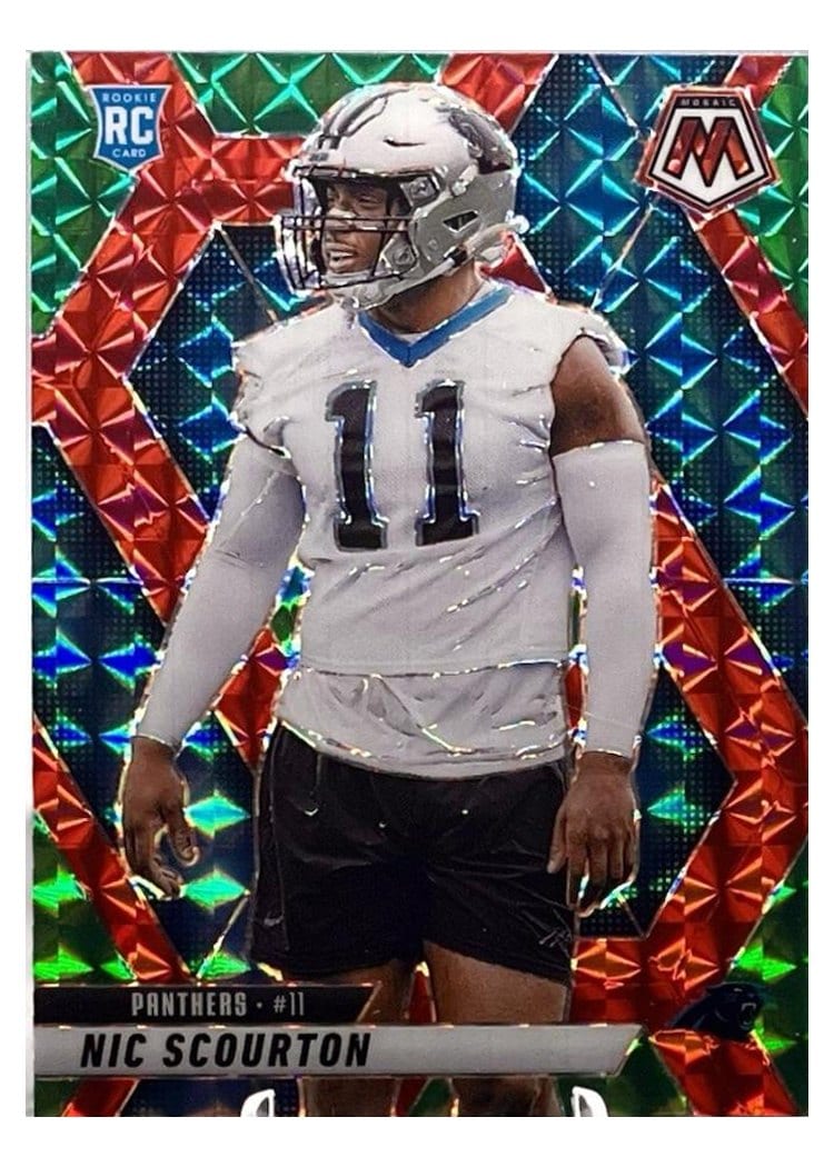 2025 Panini Mosaic Base Set Nic Scourton #391 card