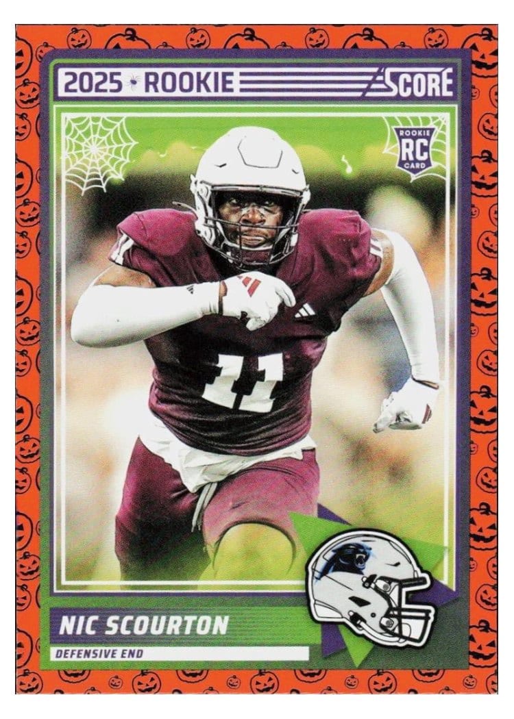2025 Score-A-Treat Base Rookies Pumpkin Nic Scourton #27 card