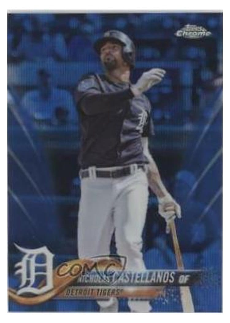 2018 Topps Chrome Base Set Nicholas Castellanos #104 card