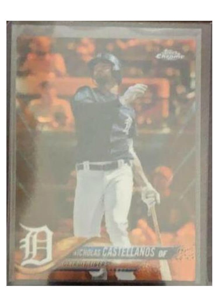 2018 Topps Chrome Base Set Nicholas Castellanos #104 card