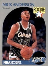 1990-91 Hoops Base Set Nick Anderson #214