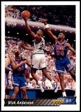 1992-93 Upper Deck Base Set Nick Anderson #161