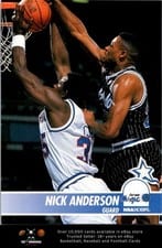 1994-95 Hoops Base Set Nick Anderson #148