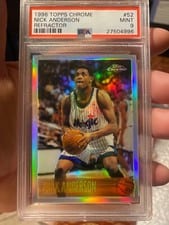 1996 Topps Chrome Nick Anderson #52 card