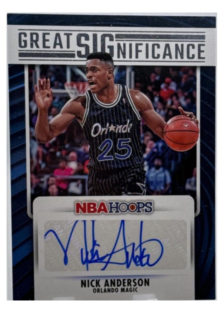 2023-24 Hoops Great SIGnificance Nick Anderson #GS-ANS card