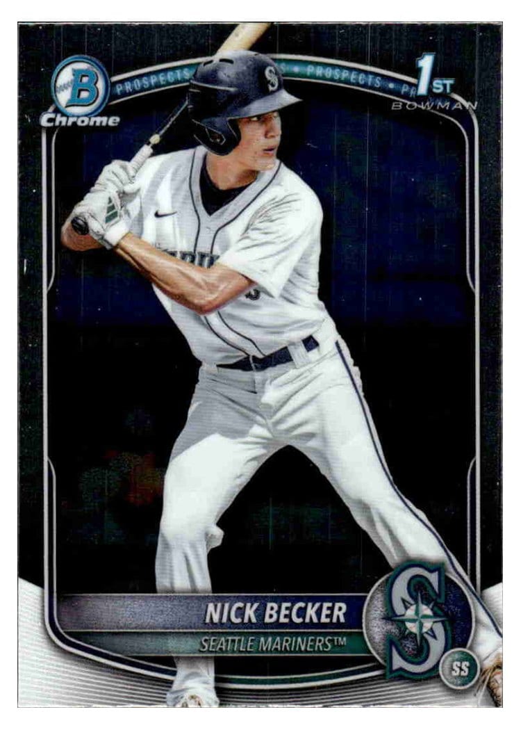 2025 Bowman Draft Chrome Nick Becker #BDC-100 card