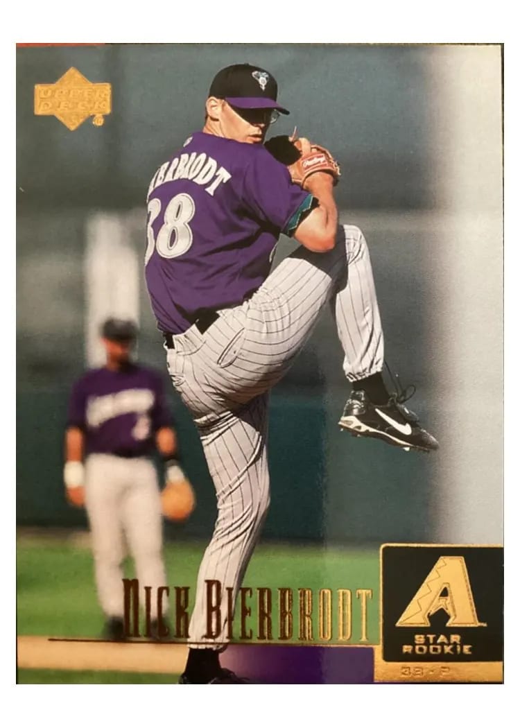 2001 Upper Deck Nick Bierbrodt #37 card