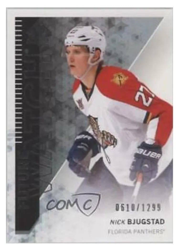 2013 SP Authentic Nick Bjugstad #252 card