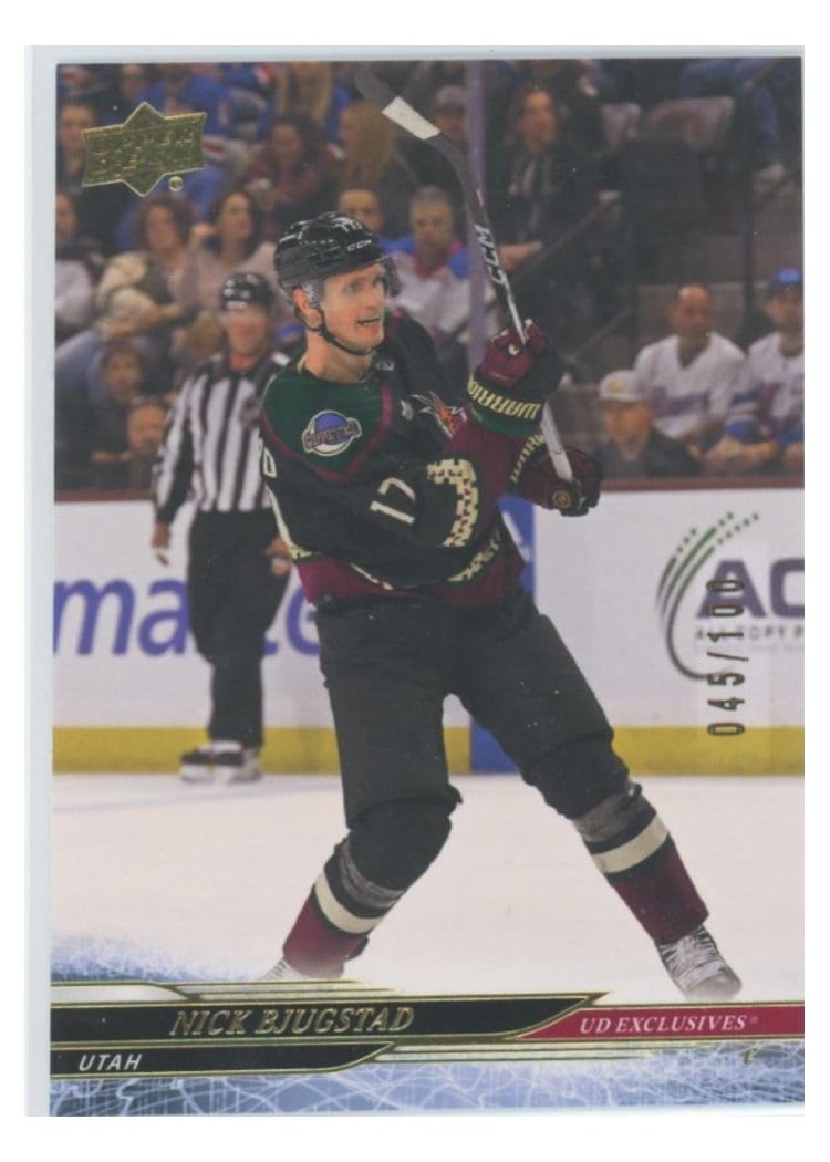 2024-25 Upper Deck Base Set Nick Bjugstad #418 card