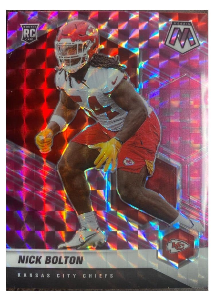 2021 Panini Mosaic Base Set Nick Bolton #366 card
