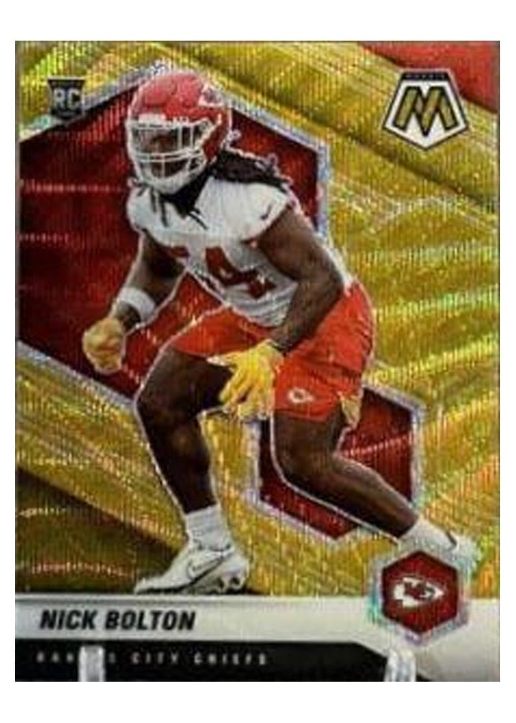 2021 Panini Mosaic Base Set Nick Bolton #366 card