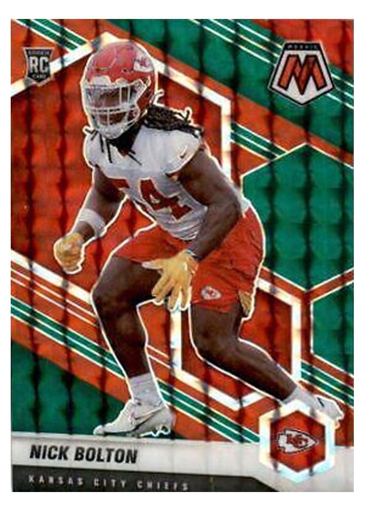 2021 Panini Mosaic Base Set Nick Bolton #366 card