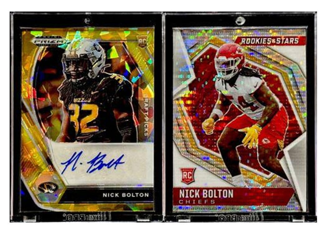 2021 Panini Prizm Base Set Nick Bolton #390 card