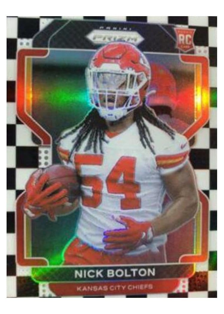 2021 Panini Prizm Base Set Nick Bolton #390 card