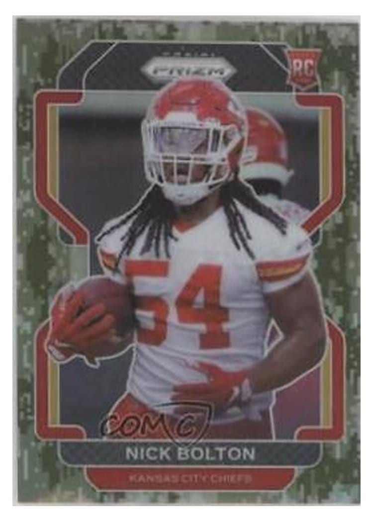 2021 Panini Prizm Base Set Nick Bolton #390 card