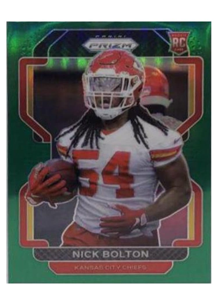 2021 Panini Prizm Base Set Nick Bolton #390 card